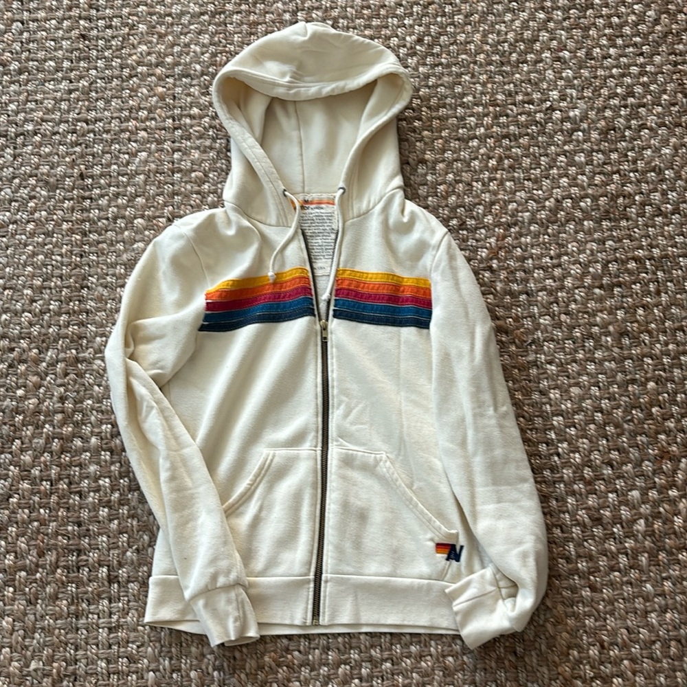 Cream Aviator Nation hoodie!